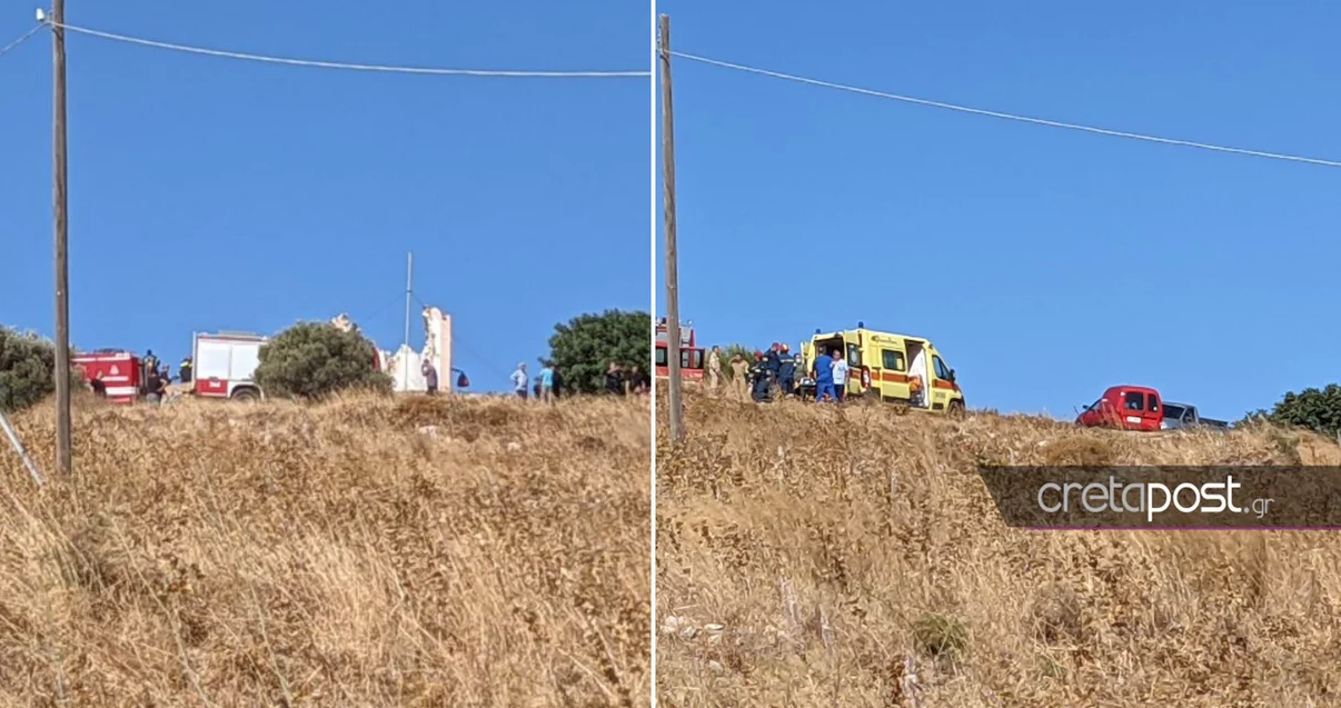 Ένας νεκρός στο Αρκαλοχώρι από πτώση τρούλου σε εκκλησία