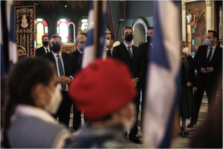 Στο Παλαιό Φάληρο ο Μητσοτάκης για την παρέλαση και την δοξολογία για την 28η Οκτωβρίου