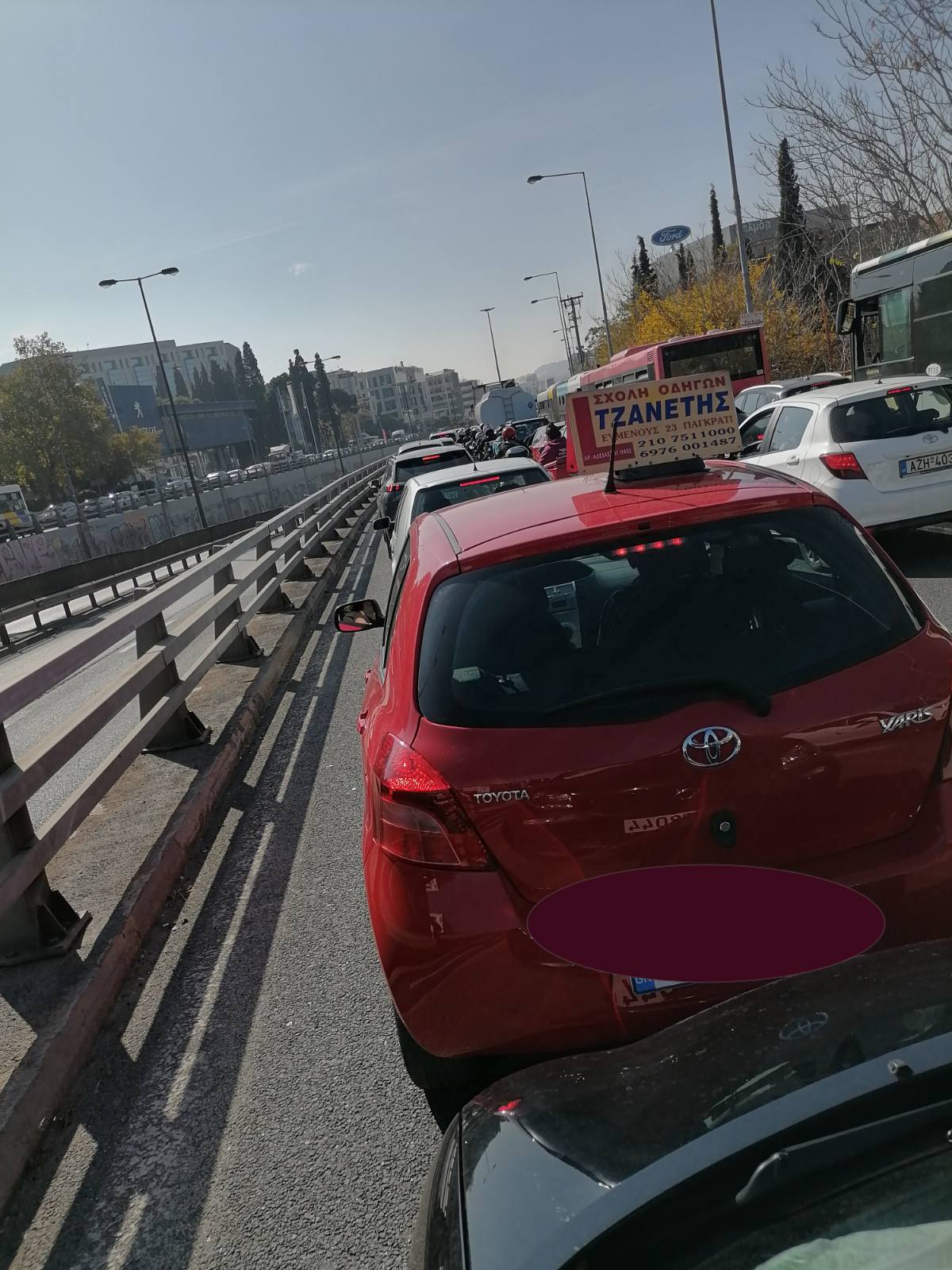 Κλειστή η Κηφισιάς στο Μαρούσι