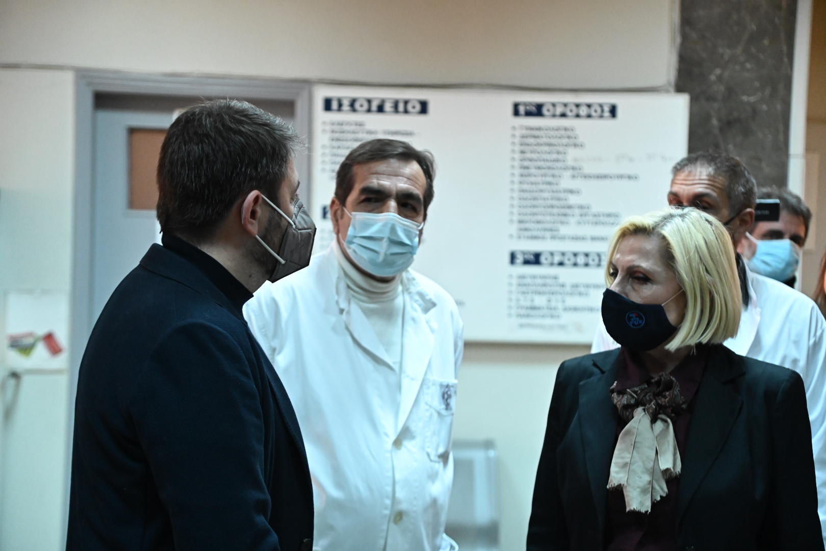 Επίσκεψη Ανδρουλάκη στο Κέντρο Υγείας Αλεξάνδρας