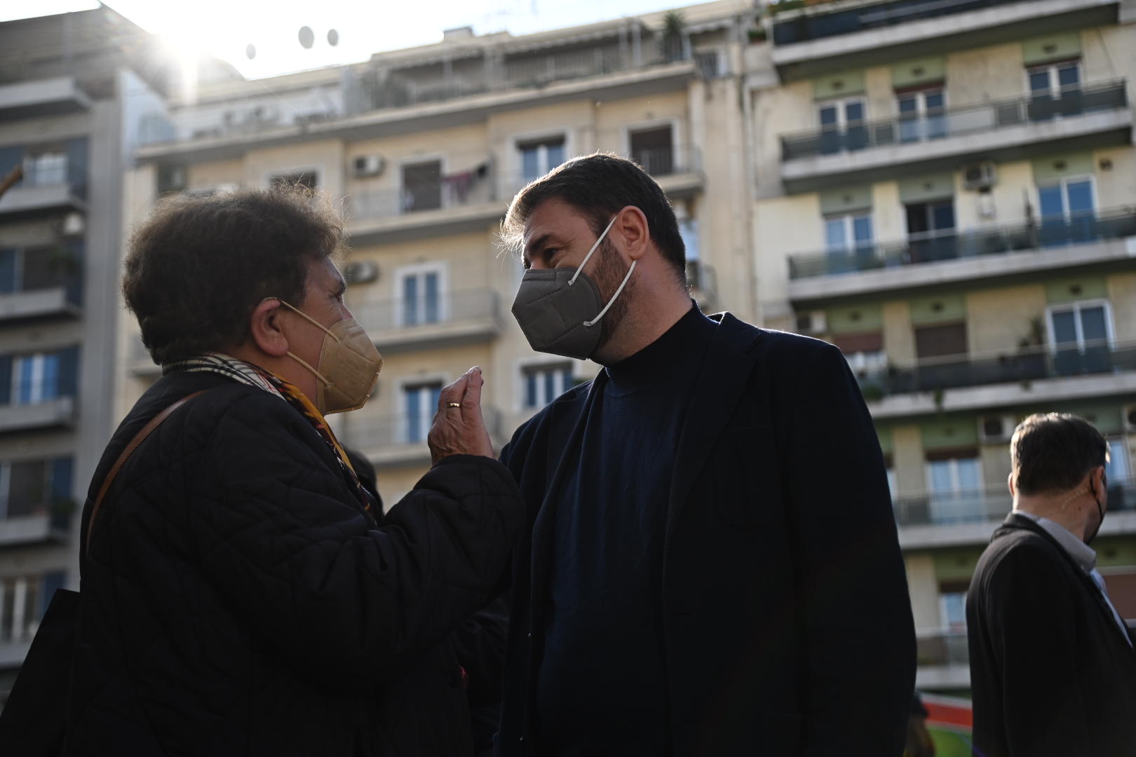 Επίσκεψη Ανδρουλάκη στο Κέντρο Υγείας Αλεξάνδρας