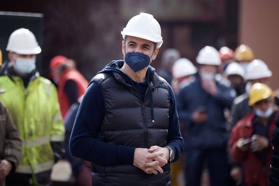 Μητσοτάκης από Σύρο: Παράδειγμα μεγάλης εθνικής επιτυχίας η ανάπτυξη των ναυπηγείων