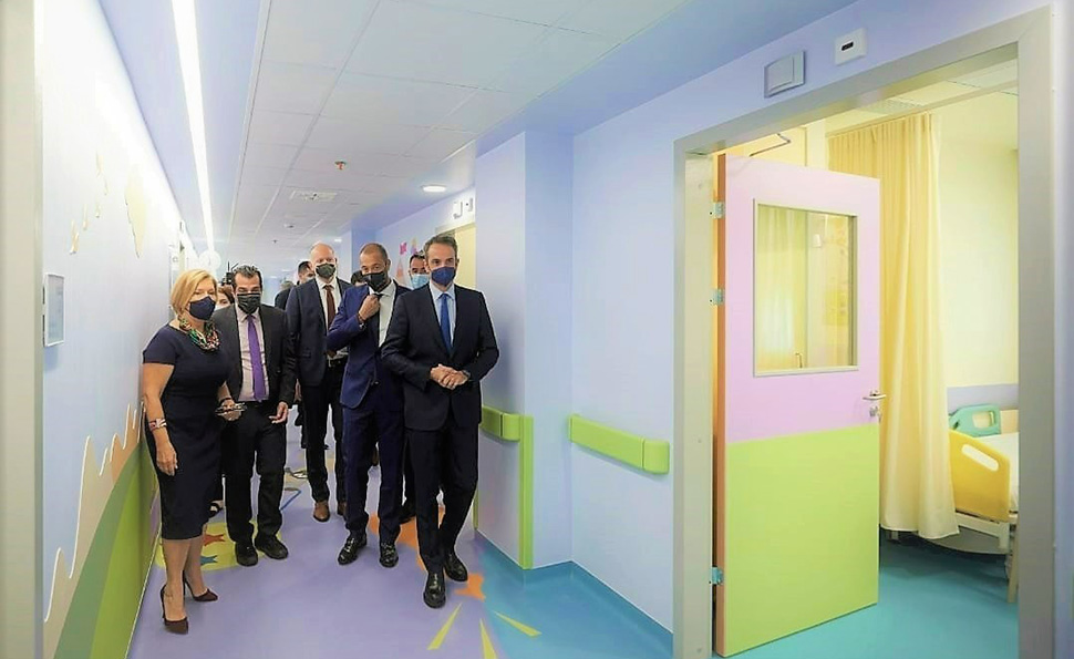Μίνα Γκάγκα, Aναπληρώτρια Yπουργός Υγείας, Θάνος Πλεύρης, Υπουργός Υγείας, Γιαν Κάρας, Διευθύνων Σύμβουλος ΟΠΑΠ, Εμμανουήλ Παπασάββας, Κοινός Διοικητής των Διασυνδεόμενων Παιδιατρικών Νοσοκομείων, Κυριάκος Μητσοτάκης, Πρωθυπουργός