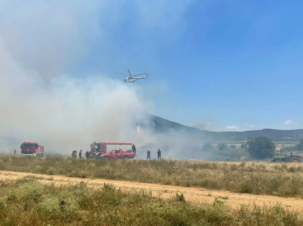 Μεγάλη φωτιά στον Έβρο