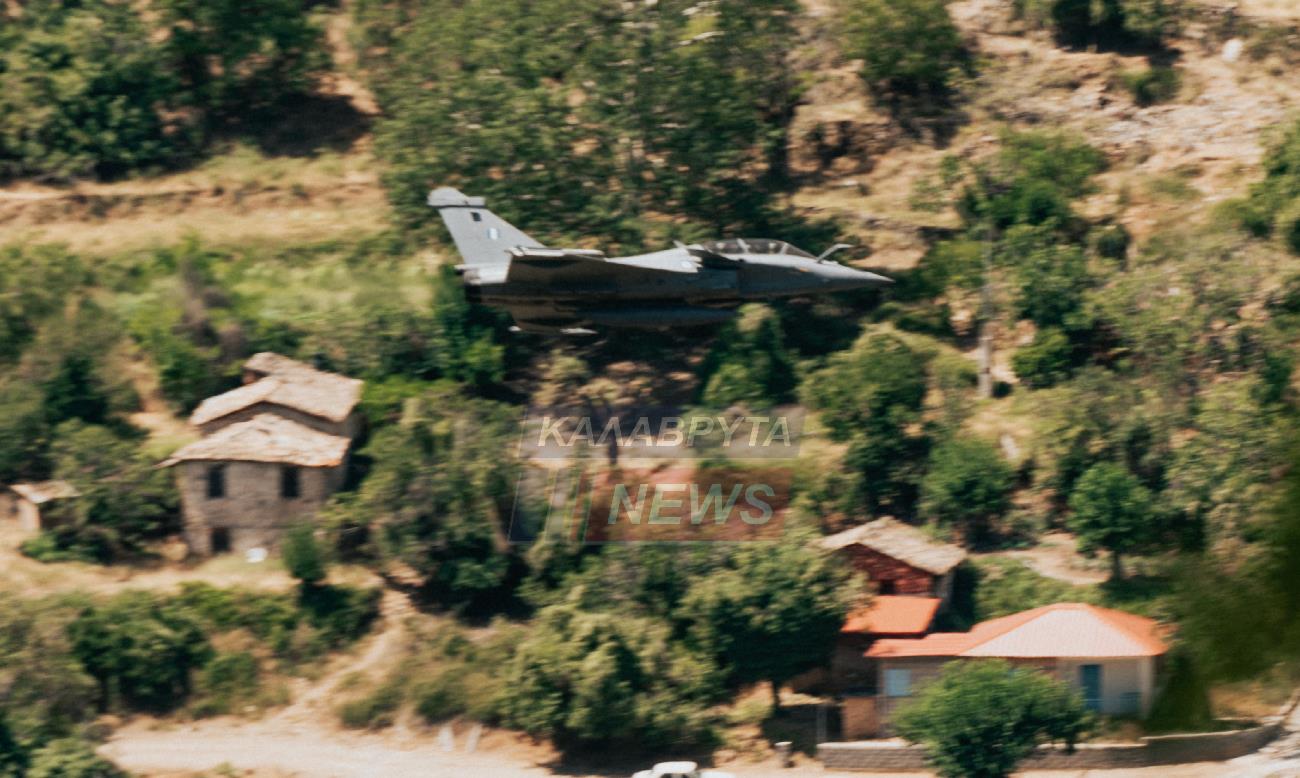 Αχαΐα: Rafale πέταξαν πάνω από τις στέγες σπιτιών στη Ζαχλωρού