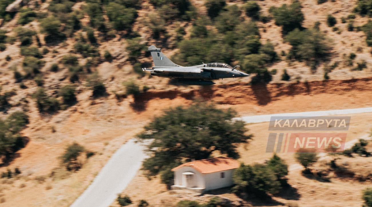 Αχαΐα: Rafale πέταξαν πάνω από τις στέγες σπιτιών στη Ζαχλωρού