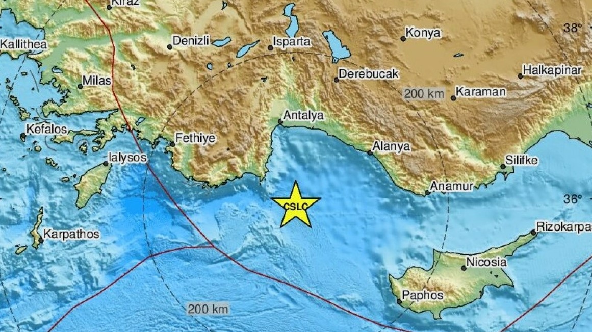 Σεισμός 4,8 Ρίχτερ ανοιχτά του Καστελλόριζου