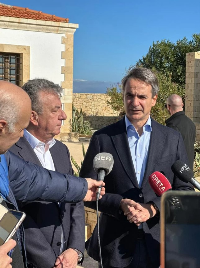 Φωτορεπορτάζ από την επίσκεψη του Πρωθυπουργού στη Γαύδο