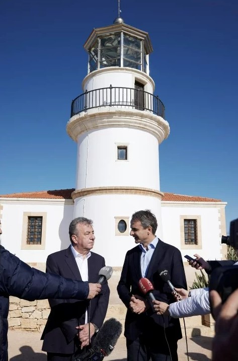 Τα μηνύματα Μητσοτάκη στην Τουρκία – Φωτορεπορτάζ από την επίσκεψη του Πρωθυπουργού στη Γαύδο