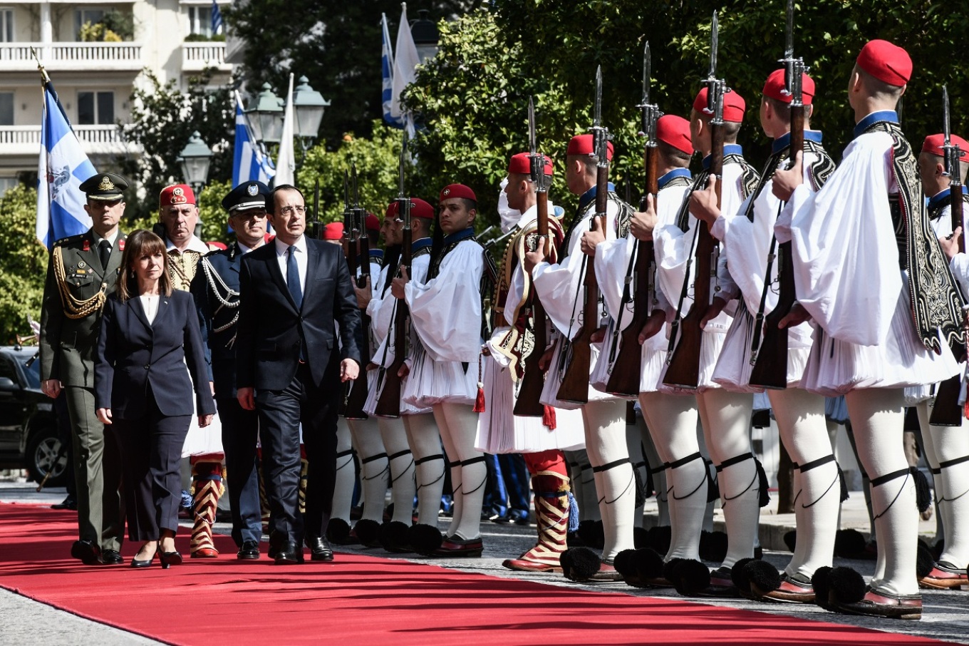 Η συνάντηση Χριστοδουλίδη με την Σακελλαροπούλου