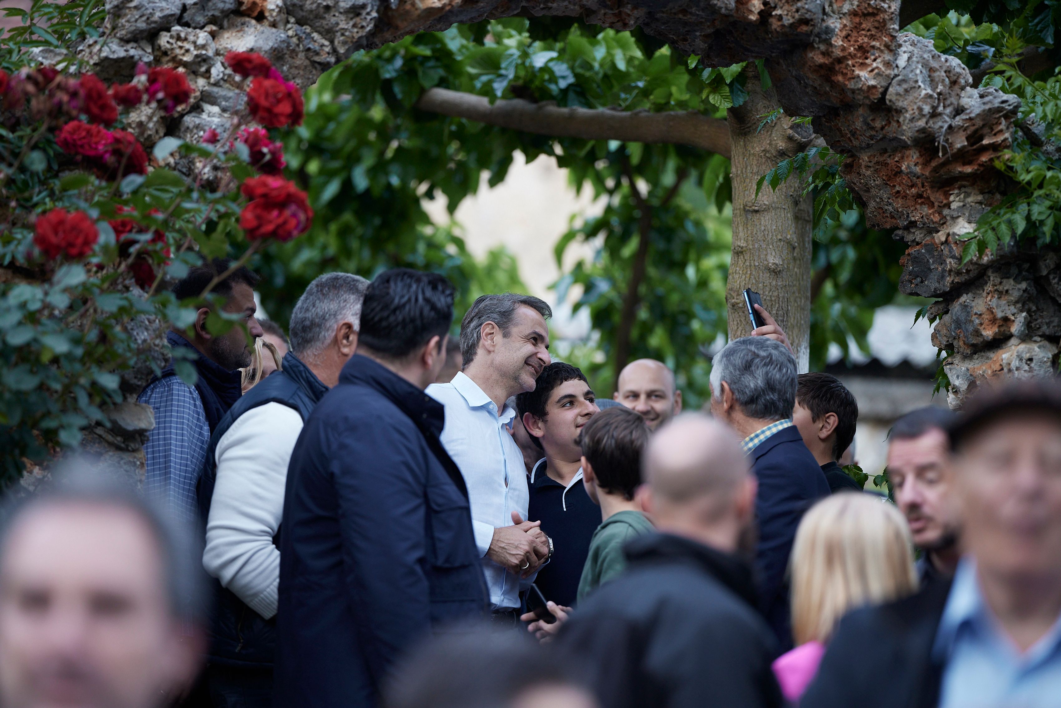 Η μαντινάδα του Κυριάκου Μητσοτάκη στο Θέρισο