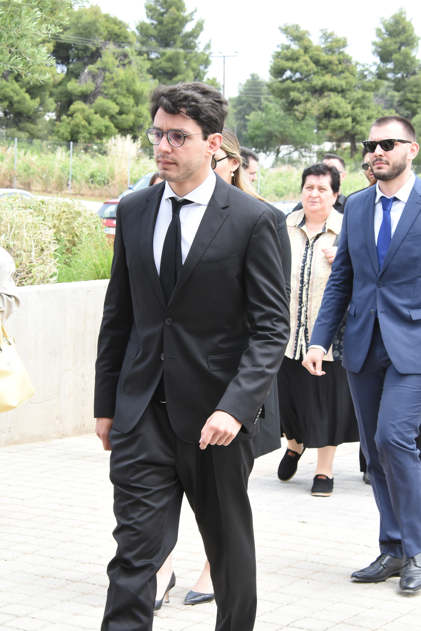 Στο αποτεφρωτήριο της Ριτσώνας είπαν συγγενείς, φίλοι και συνεργάτες το τελευταίο αντίο στον Θεόδωρο Πάγκαλο.