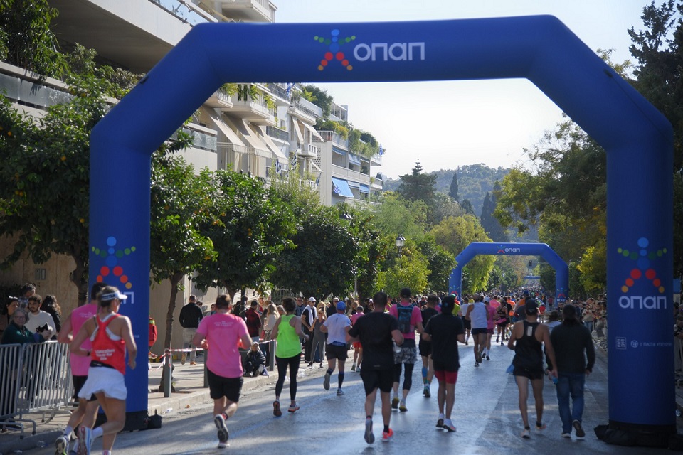 Η δρομική γιορτή της Αθήνας, με Μεγάλο Χορηγό τον ΟΠΑΠ