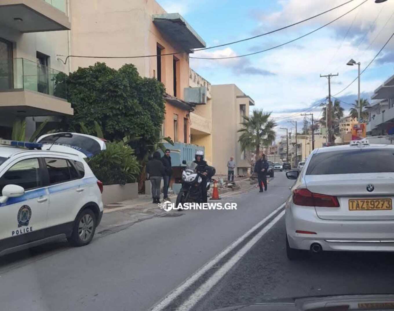 Ρέθυμνο: Κατέρρευσε μπαλκόνι