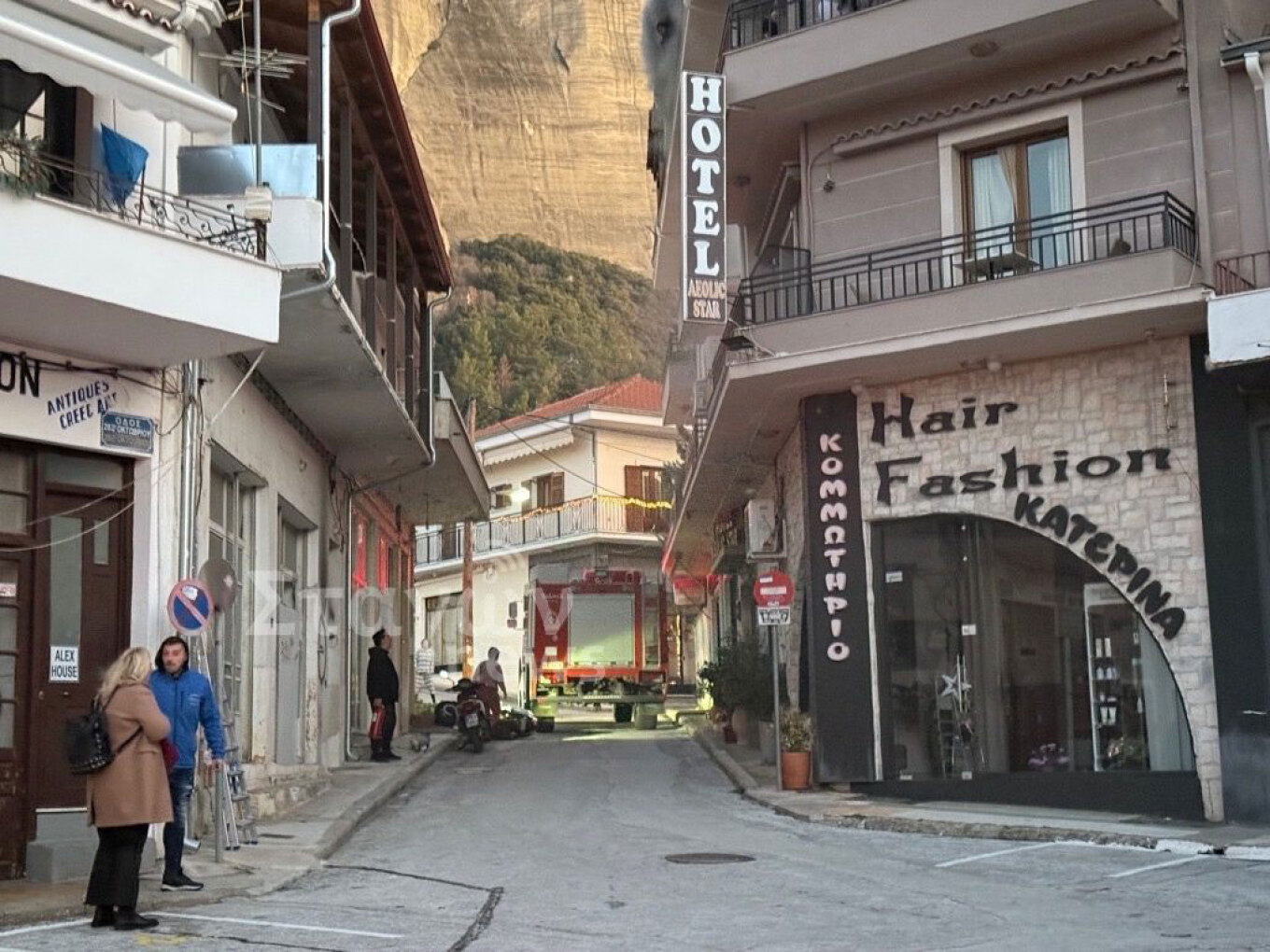 Καλαμπάκα: Φωτιά σε ξενοδοχείο