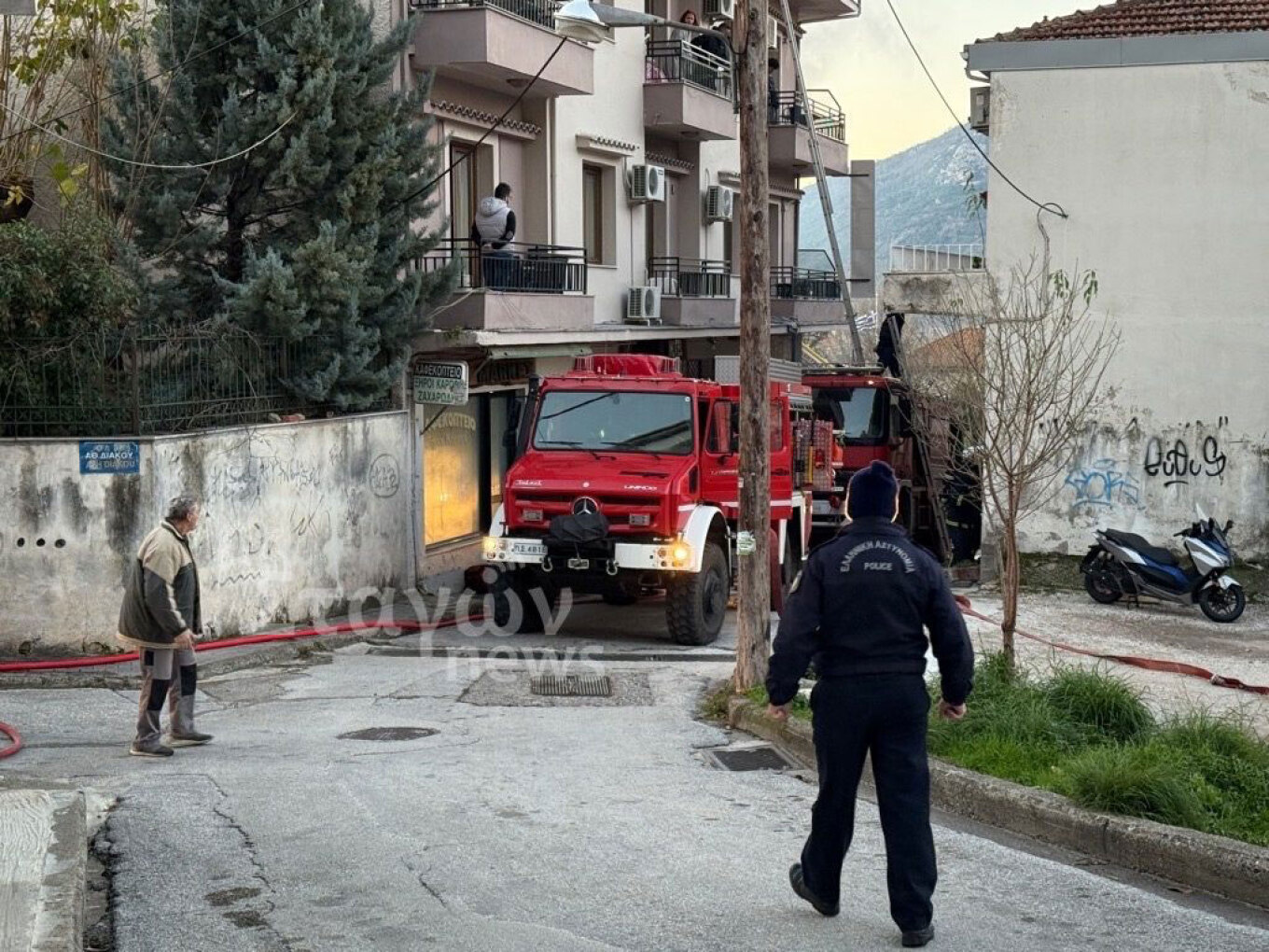 Καλαμπάκα: Φωτιά σε ξενοδοχείο