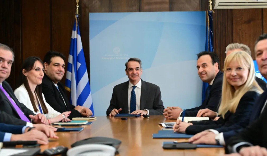 Ο Πρωθυπουργός στο υπουργείο Εσωτερικών