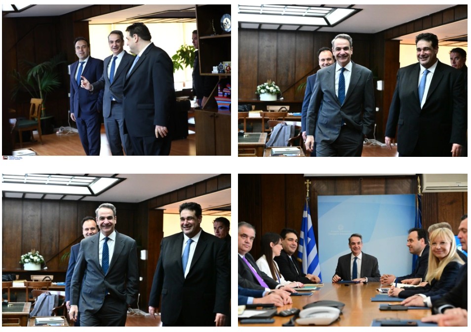 Ο Πρωθυπουργός στο υπουργείο Εσωτερικών