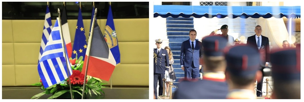 Συνάντηση Δένδια με τον υπουργό Άμυνας της Γαλλίας
