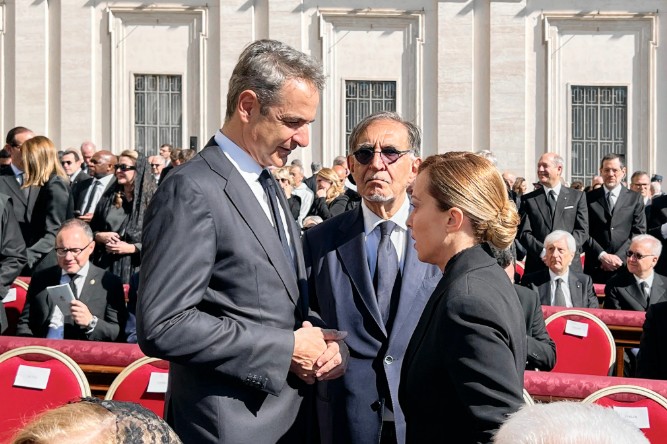 Στην κηδεία του Πάπα Φραγκίσκου ο Μητσοτάκης