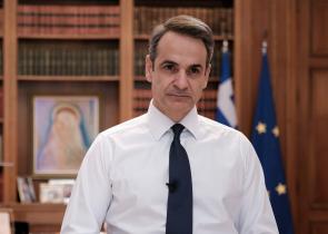 Τηλεοπτικό μήνυμα του Κυριάκου Μητσοτάκη την Πέμπτη για την πανδημία