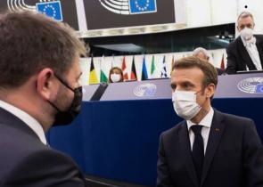 Τετ α τετ Μακρόν - Ανδρουλάκη στο Στρασβούργο: Τι συζήτησαν (Photo)