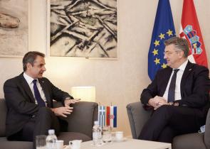 Greece and Croatia support a common vision for the Balkans, PM Mitsotakis says