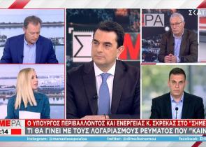 Σκρέκας: Δεν γίνονται διακοπές ρεύματος στην καρδιά του χειμώνα