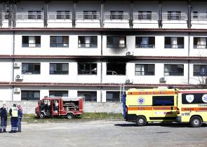 Hospital fire in Covid-19 ward leaves 1 dead