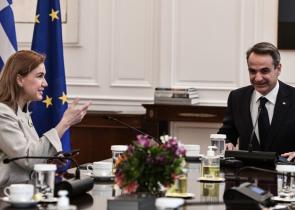 Τι είπε ο Μητσοτάκης στην Επίτροπο Σίμσον για την ενέργεια