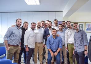 Η πρώτη επίσκεψη του νέου προέδρου της ΟΝΝΕΔ Ορφέα Γεωργίου στο νομό Θεσσαλονίκης (photos)