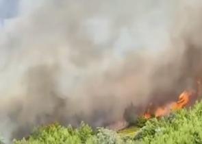 Μαίνεται η φωτιά στην Εύβοια: Προς εκκένωση το χωριό Κρεμαστό
