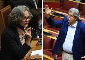 Βουλή - Η Σακοράφα κάλεσε την φρουρά για να βγάλει έξω τον Πολάκη: «Δεν είστε στο καφενείο του χωριού»