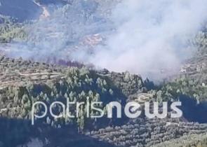 Ηλεία: Μεγάλη φωτιά στο Ξηροχώρι