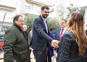 Επίσκεψη Παύλου Μαρινάκη στον Δήμο Φιλοθέης- Ψυχικού