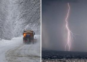 Καιρός: Έρχεται μετεωρολογική «βόμβα» με καταιγίδες, χιόνια και θυελλώδεις ανέμους