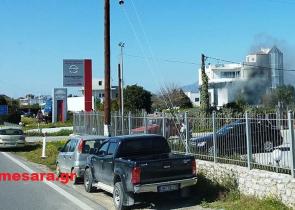 Ηράκλειο: Άνθρωπος απανθρακώθηκε σε πυρκαγιά σε αντιπροσωπεία αυτοκινήτων