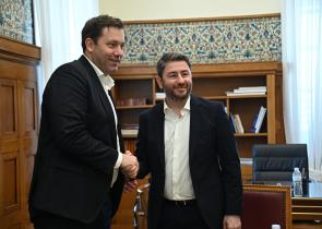 Συνάντηση Ανδρουλάκη με τον πρόεδρο του SPD (Photos)