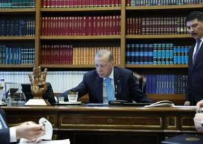 Εμφανίστηκε ο Ερντογάν στην τηλεδιάσκεψη για το Ακούγιου (Photos)