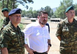 Σε μονάδες του στρατού ο Ν. Χαρδαλιάς για επιθεωρήσεις μέτρων πυρασφάλειας