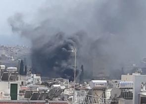 Φωτιά σε υποσταθμό της ΔΕΗ στη Δάφνη