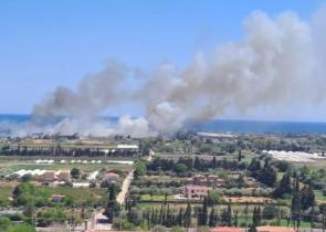 Φωτιά στον Μαραθώνα – Προληπτική εκκένωση δύο οικισμών (Photos)