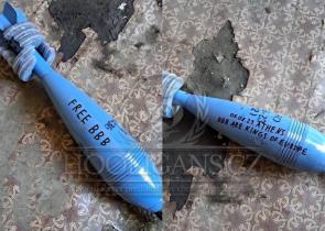 Οπαδοί της Ντινάμο Κιέβου έγραψαν μήνυμα συμπαράστασης στους BBB της Ντινάμο Ζάγκρεμπ σε ρουκέτες