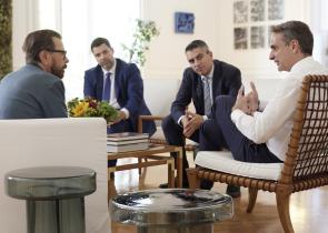 Συνάντηση Μητσοτάκη με τον Bjorn Ulvaeus των ABBA: Τι συζήτησαν