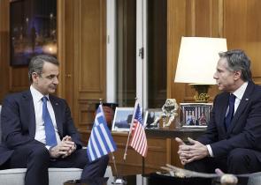 US Secretary of State Blinken speaks on the phone with PM Mitsotakis