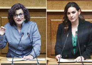 Αμετανότητη η Φωτίου για τα... γαλλικά στη Βουλή: «Έκφραση αγανάκτησης εκτός μικροφώνου» το «άει στο διάολο»