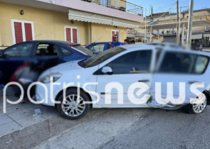 Tροχαίο στον Πύργο: Παρασύρθηκε ηλικιωμένος από τη σφοδρότητα της σύγκρουσης