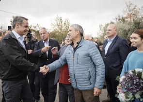 Μητσοτάκης: Στήριξη των θερμοκηπιακών καλλιεργειών με 150 εκατ. ευρώ (Photos)