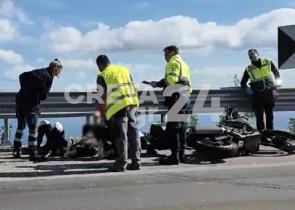 Κρήτη: Στο νοσοκομείο αναβάτες μοτοσικλέτας μετά από τροχαίο στον ΒΟΑΚ