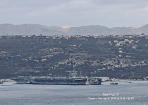 Χανιά: Στο Μαράθι το αεροπλανοφόρο «USS Harry S Truman»